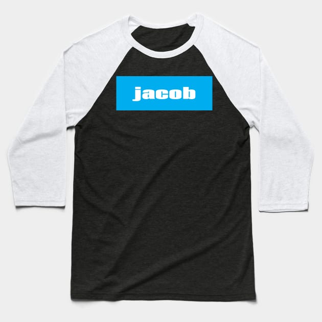 Jacob Baseball T-Shirt by ProjectX23Red